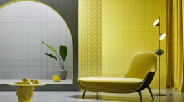 Inspirujący duet: płytki ścienne Monoblock od Opoczno w kolorach roku 2021